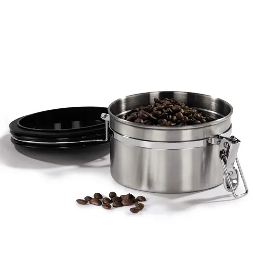 Xavax Kaffeedose Edelstahl 250g für Kaffeepulver Luftdicht Vorratsdose Behälter