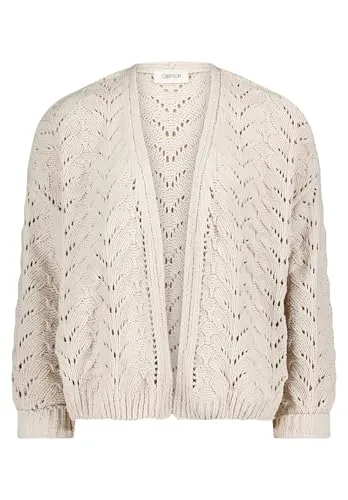 Cartoon Damen Strick-Cardigan Wind Chime, Größe 44