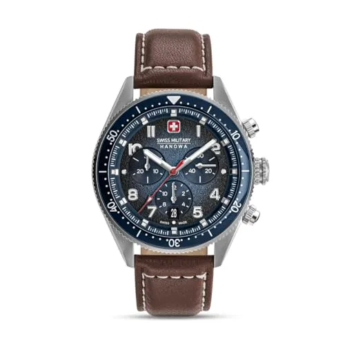 SWISS MILITARY HANOWA Greyhound Chrono Herrenarmbanduhr 43mm