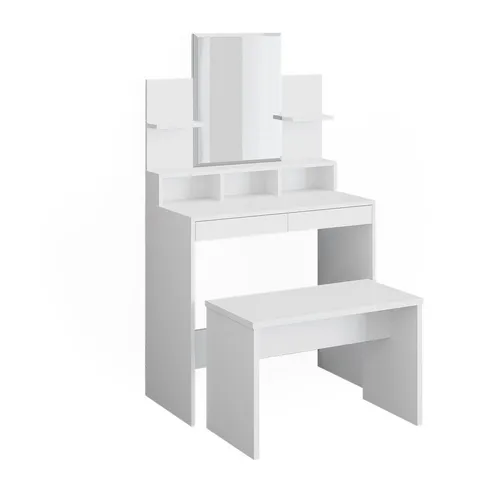Vicco Schminktisch Ania mit Bank, Weiß von Vicco