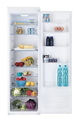 Candy CFLO 3550E/N Einbau-Kühlschrank/Schlepptürtechnik/eintürig / 316 Liter, Weiß