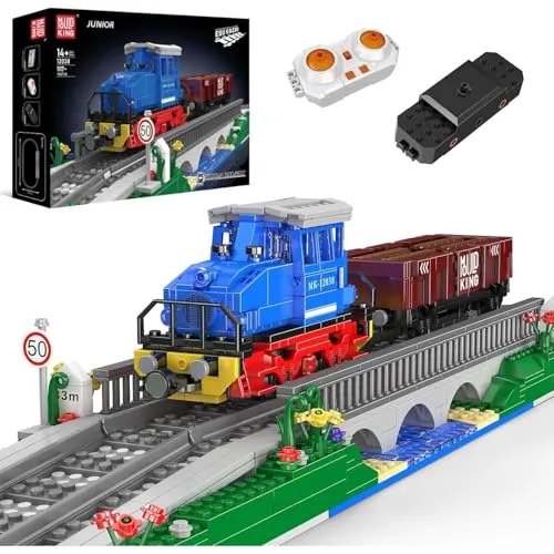 Mould King Remote Control EDU KG230 Zug 12038 - Konstruktionsspielzeug Komplette Sets & Packs - motorisiertes Modell mit Fernsteuerung und Smartphone-App Steuerung, ideal für kreative Klemmbausteinfans.