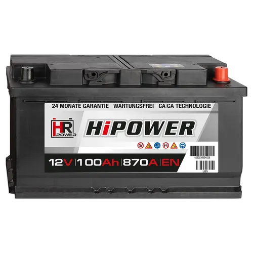 Produktbild PKW Batterie Autobatterie 12V 100Ah Starterbatterie 600402083