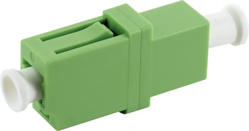 Schwaiger Glasfaser Adapter Simplex grün