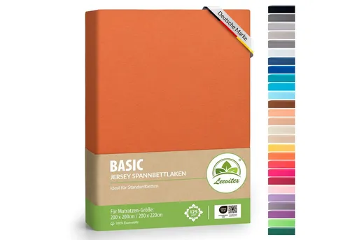 Bettlaken Orange von Leevitex