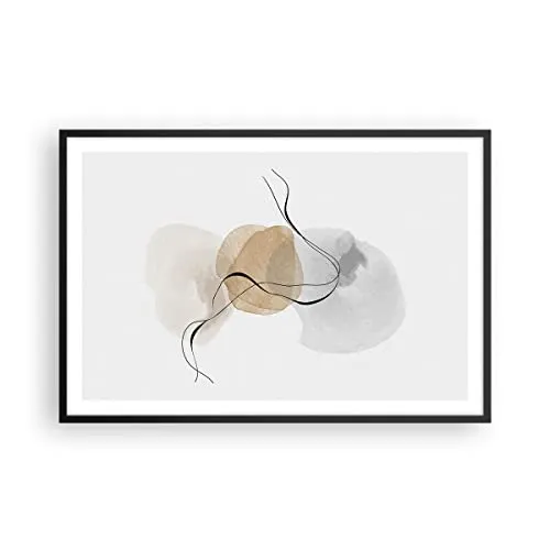 ARTTOR Poster 91x61cm Wandbilder Kunstdruck Abstrakt Pastell - 4827 - P2B