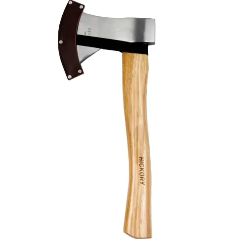Xforst Axt, Beil, mit Klinge aus Kohlenstoffstahl inklusive Axtscheide. Universalaxt, Wikinger Axt. Nach DIN Norm 5131 & TÜV/GS. Modell X-UW800C