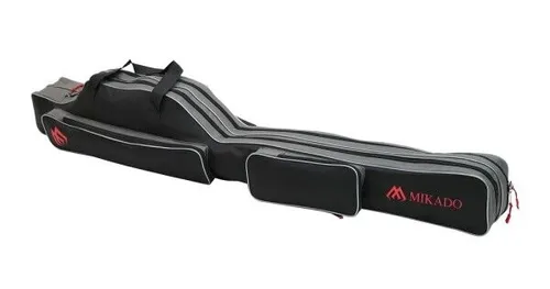 Mikado Rutenfutteral 2 Fächer Schwarz 120cm