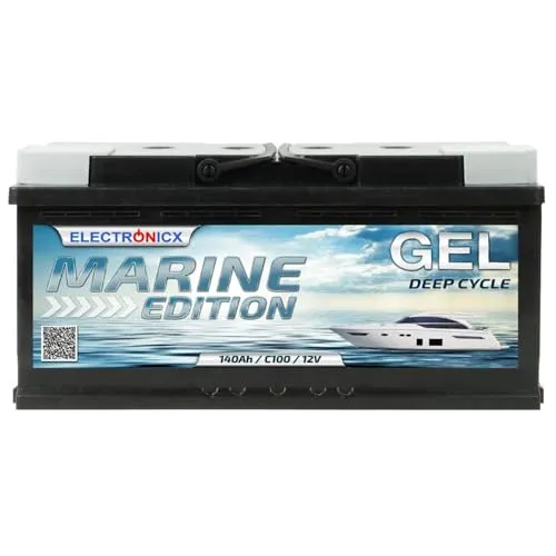 Gel Batterie 12V 140Ah Marine Edition – Leistungsstark & Zuverlässig - Deep-Cycle-Batterien für Boots- und Campingbedarf: Diese wartungsfreie Gel Batterie bietet mit 140Ah langanhaltende Energie und ist ideal für Solaranwendungen und maritime Umgebungen.