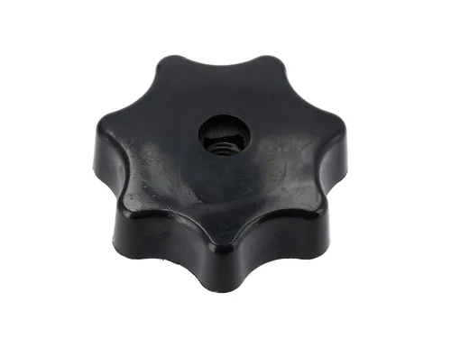 Sterngriffmutter M6, Schwarz, ohne Druckscheibe - für Simson KR51, SR4, SR50, SR