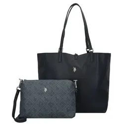 U.S. Polo Assn. Malibu Shopper Tasche 34 cm blau - Handtaschen mit stilvollem Design, ideal für den Alltag und ausreichend Platz für all Ihre Essentials.