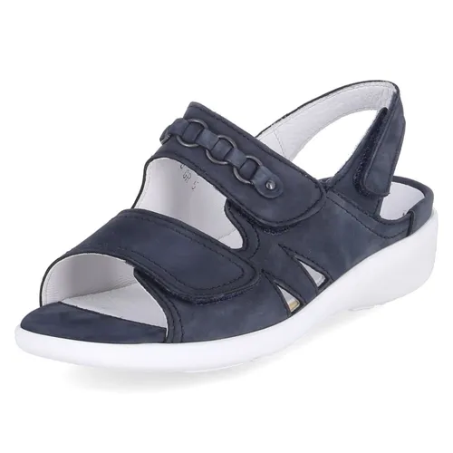 Waldläufer Damen Sandaletten 12083-3, 12083-3.5, 12083-4, 12083-4.5, 12083-5, 12083-5.5, 12083-6, 12083-6.5, 12083-7, 12083-7.5, 12083-8, 12083-8.5, 12083-9, 12083-9.5 WDL-684027-191 marine 7.5
