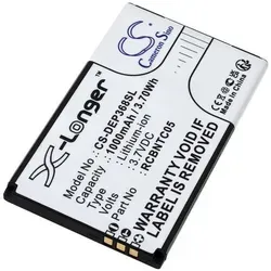 Powery Akku für Doro Primo 368 Handy, 3,7V, Li-Ion