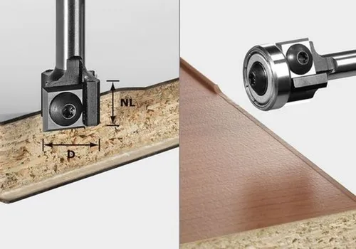 Festool Bündigfräser-Wendeplatten S8 HW D19 12x12 KL OFK - 499806 - Hochwertige Wendeplatten für präzises Fräsen, ideal für professionelle Holzarbeiten. Hohe Langlebigkeit und optimale Schnittergebnisse.