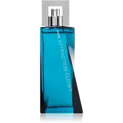 Avon Attraction Closer Eau de Toilette für Herren 75 ml - Herrendüfte mit orientalischem, holzigem und ledrigem Duft, perfekt für dynamische Führungspersönlichkeiten, die auch nach einem langen Tag im richtigen Rhythmus bleiben wollen.