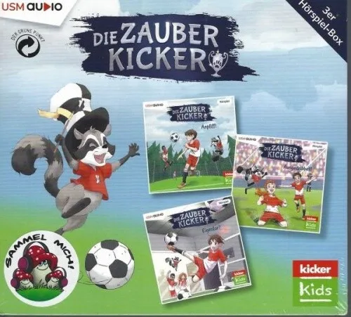 Die Zauberkicker - Folgen 1 - 3 - Hörbuch - 3 CD - Neu / OVP