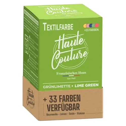 Textilfarbe GrünLimette Haute Couture