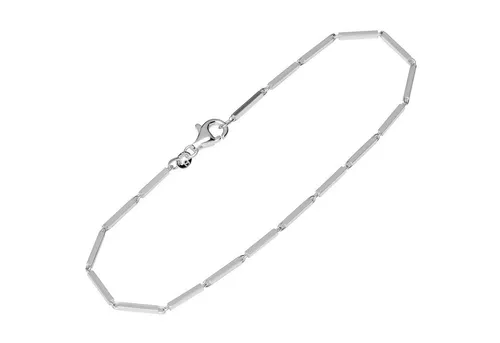 NKlaus Silberarmband 925 Sterling Silber 19cm Gliederkette für Damen - Elegantes 19cm Armband aus 925er Sterlingsilber, ideal für besondere Anlässe. Hochwertige Gliederkette mit sicherem Karabinerverschluss, perfekt für Handgelenke bis 18cm.