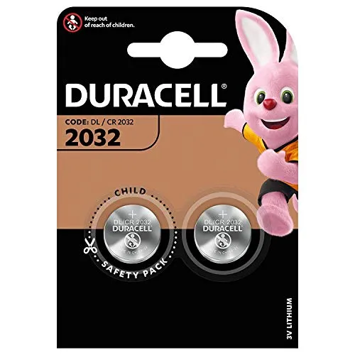Duracell 2032 Lote de 2 piezas, DL2032-botón