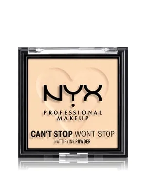NYX Professional Makeup Can't Stop Won't Stop Mattifying Powder Kompaktpuder 6 g Nr. 01 - Fair
