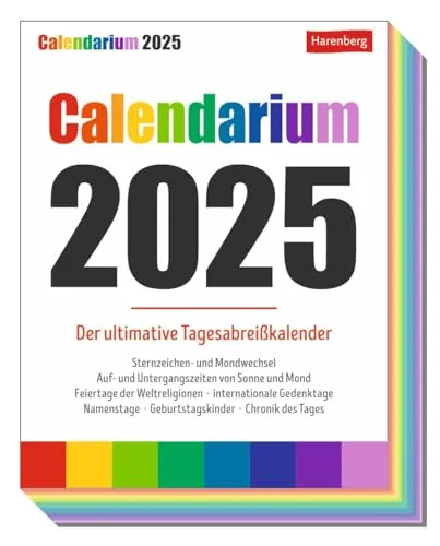 Calendarium Tagesabreißkalender 2025