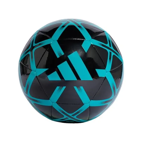 adidas Unisex STARLANCER Club Ball, Black/Green, 5 von adidas
