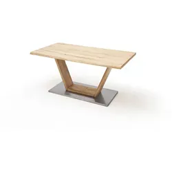 MCA furniture Esstisch Greta, Massivholz mit Baumkante - Esstisch aus FSC®-zertifiziertem Massivholz mit natürlicher Baumkante oder gerader Tischplatte, ideal für jeden Einrichtungsstil und in verschiedenen Größen erhältlich.