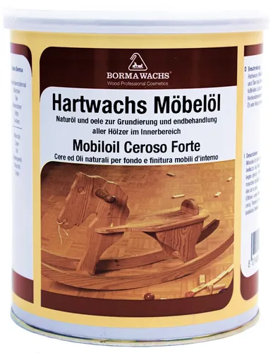 HARTWACHS MÖBELÖL MATT Holzöl Versiegelung Holz Möbel Tisch Theke Parkett Öl 1L