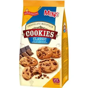 Griesson Kekse Chocolate Mountain Cookies Minis, 125 g