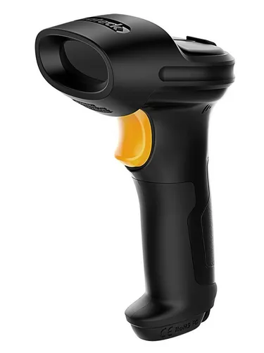 Inateck 1D Barcode Scanner Wireless 2.4 GHz - Handscanner mit 35 m Reichweite, ideal für Supermärkte und Lager. Liest auch beschädigte Barcodes und bietet mehrere Scanmodi für vielfältige Einsatzmöglichkeiten.
