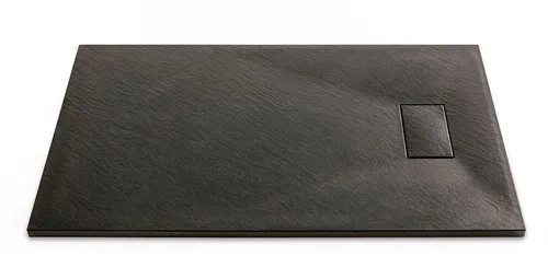 Sanotechnik Duschwanne SMC Brausetasse 120x90cm - Rechteckige Duschwanne aus hochwertigem SMC, schneidbar für individuelle Anpassung, modern in Steinoptik für ein stilvolles Badezimmer.