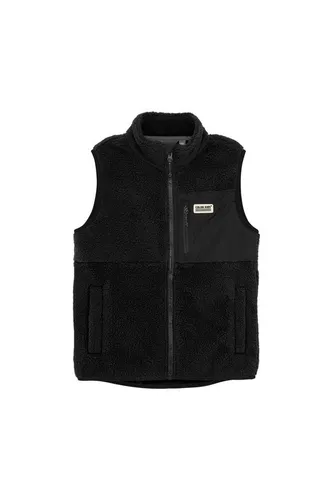 COLOR KIDS Plüschweste COFleece Vest Kuschelige Teddy-Weste mit praktischen Taschen