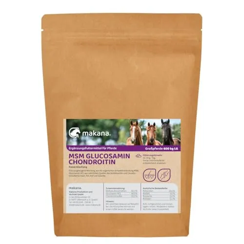 Produktbild Makana MSM Glucosamin Chondroitin Pulver, 500 g Beutel