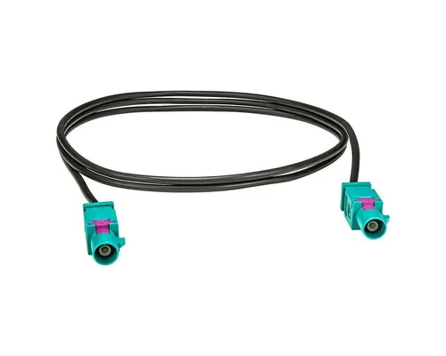 tomzz Audio Fakra Antennen-Verlängerung 1m 100cm Fakra Stecker (M) auf Fakra Steck KFZ Adapter