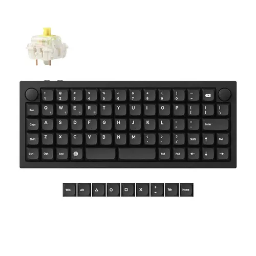 Keychron Q15 Max QMK Kabellose Mechanische Tastatur - Mechanische Tastatur mit QWERTY Layout, programmierbar und kabellos über Bluetooth oder 2.4GHz, ideal für individuelles Gaming und Arbeitserlebnis.