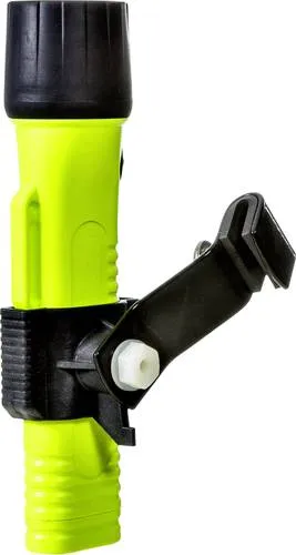 AccuLux 492845 Helmhalter für Taschenlampen - Praktische Helmkletthalterung für Feuerwehr- und Bauhelme. Immer Licht und beide Hände frei mit dem passenden Zubehör für AccuLux HL-10-Ex, HL-11-Ex und Petalux.