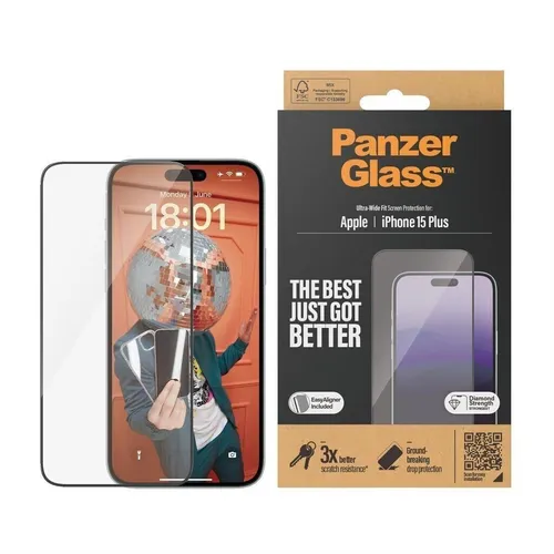 PanzerGlass PanzerGlass Apple iPhone 15 Plus mit Einbaurahmen