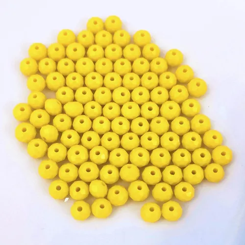 Glasperlen Facettiert zum Basteln Bastelperlen Glasschliff Kristall Perlen Glas