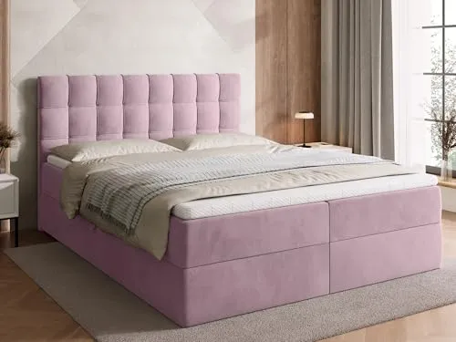 BROMARKT Boxspringbett Detroit 160x200 mit Stauraum von BroMARKT