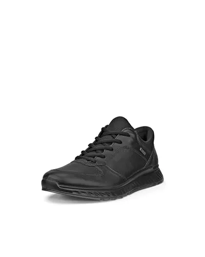 ECCO Damen EXOSTRIDE W Low Sneaker - Schwarz, 38 EU - Damen-Sneaker mit atmungsaktiver GORE-TEX-Technologie und ECCO FLUIDFORM Direct Comfort für perfekten Halt und Komfort bei jedem Schritt.