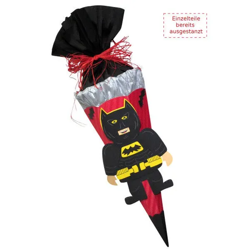 Schultüte Bastelset Zuckertüte Blackman vorgestanzt Schule 1. Schultag