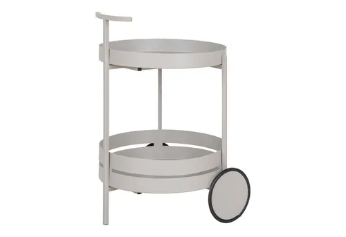 tinkaro Küchenwagen Barwagen Beja Stahl Grau - Eleganter Servierwagen Beja in Stahlgrau – vielseitig einsetzbar als Beistelltisch oder für den nächsten Cocktailabend. Robuste Stahlkonstruktion und modernes Design machen ihn zum idealen Wohnaccessoire.