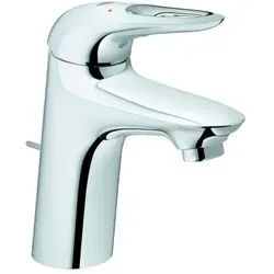 Grohe Eurostyle Waschtischarmatur 33558003 - Elegante Waschtischarmatur mit offenem Griff, Grohe SilkMove® Technologie für präzise Steuerung und EcoJoy® Funktion für Wassersparen.