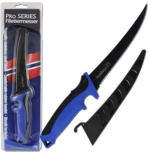 Angel-Berger Pro Series Filetiermesser Angelmesser Filet Knife Fischmesser Norwegen