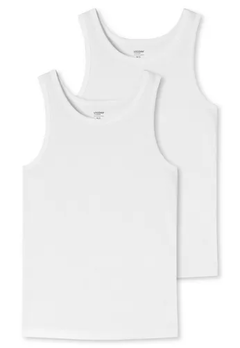 uncover by SCHIESSER Unterhemd Uncover Cotton (2er Pack) Rundhals, elastisch, Cotton-Mix, Multipack