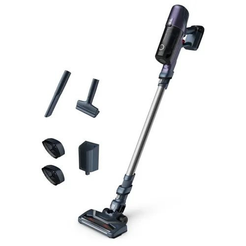 Rowenta RH6837WO X-Pert 6.60 Akku-Stielstaubsauger - Beutelloser Akku-Stielsauger in violett/schwarz, ideal für müheloses Saugen ohne Kabel und mit hoher Flexibilität.