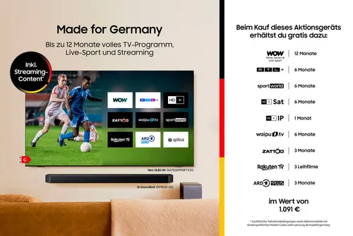 Samsung OLED S90F 4K Vision AI OLED-TV 83 Zoll in schwarz von Samsung