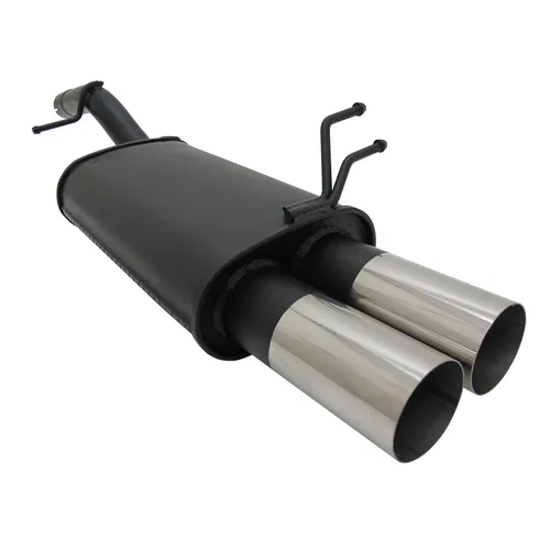 Novus Sportauspuff für Ford Fiesta MK6 JH/JD 2x76mm RL-Design - Schalldämpfer mit sportlichem Design, verbessert die Leistung und sorgt für einen kraftvollen Sound.