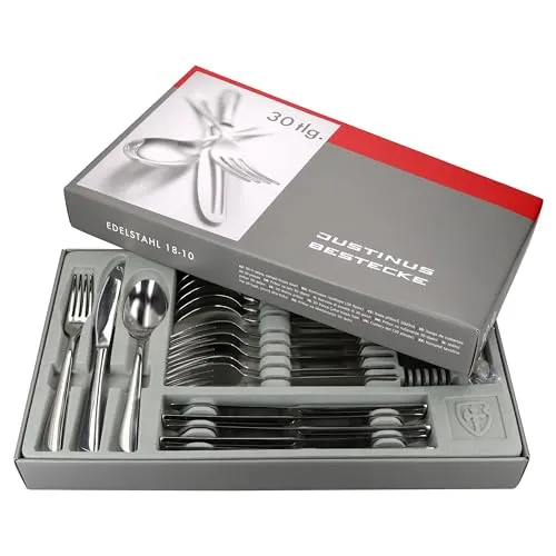 Justinus Besteck Twist 30-teilig Edelstahl 18-10