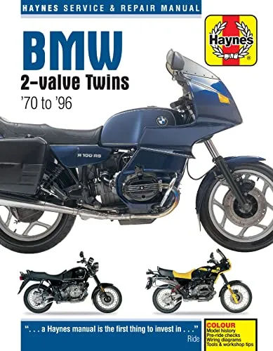 BMW 2-valve Twins (70-96) Haynes Reparaturhandbuch - DIY Heimwerken - Umfassendes Reparaturhandbuch für BMW 2-Ventil-Zweizylinder von 1970 bis 1996, ideal für DIY-Enthusiasten und professionelle Mechaniker.